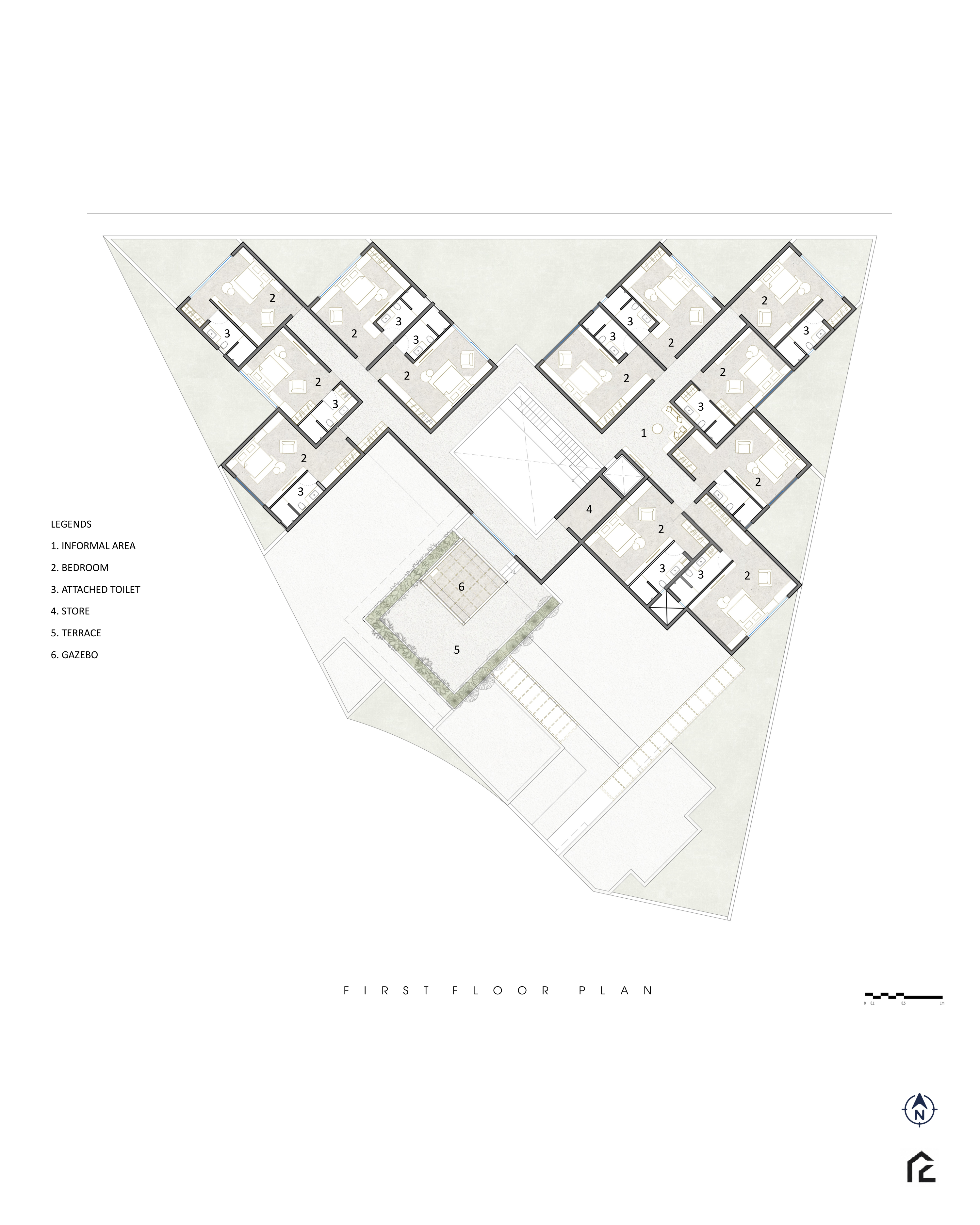 Upper Level Suite Blueprint